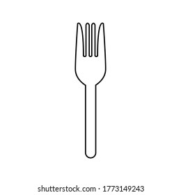 Fork Icon Vector design illustration