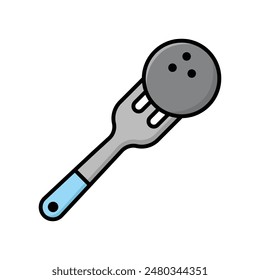 fork icon vector design template simple and clean