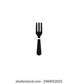 Fork icon vector. EPS 10 editable vector
