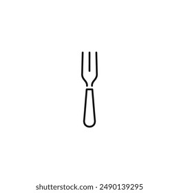 Fork icon vector. EPS 10 editable vector