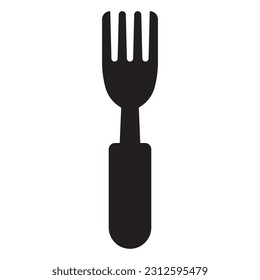 fork icon vector template illustration logo design