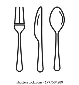 fork icons symbol vector elements for infographic web