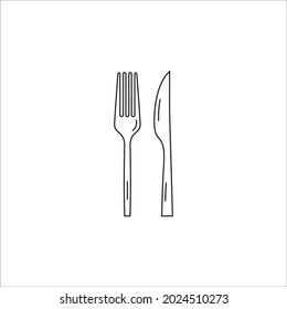 fork icons symbol vector elements for infographic web
