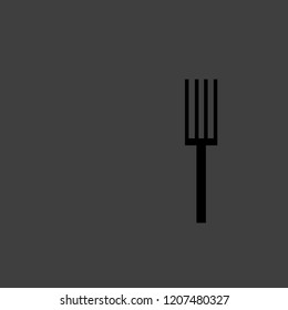 fork illustration. background. ugly.
