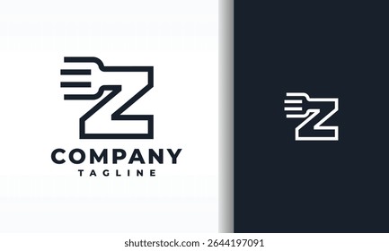 Fork integrated with Letter Z Logo