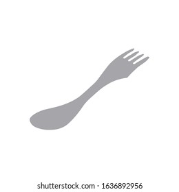 Fork isolated on white background