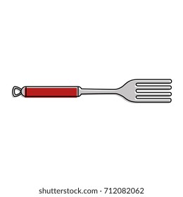 fork kitchen cutlery icon
