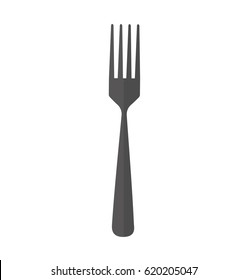fork kitchen cutlery isolated icon