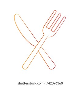 fork and knife cutlery icon image