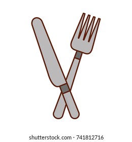 fork and knife cutlery kitchen eating