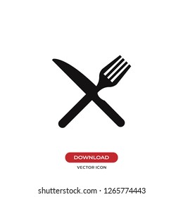 Fork and knife icon