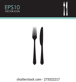 Fork and knife icon.