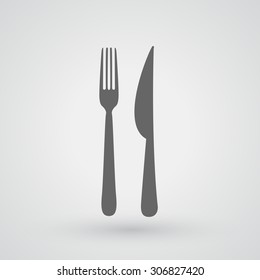 Fork and knife icon