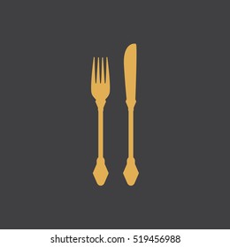 Fork and knife icon