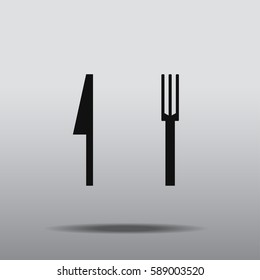 Fork and knife icon