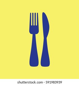 Fork and knife icon