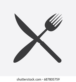Fork and knife icon