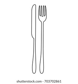 fork and knife icon 