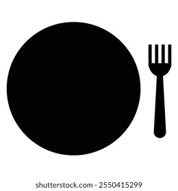 Fork and Knife Icon for Dining and Restaurant Design