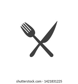 Fork and knife icon, Food Icon