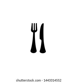 fork and knife icon sign signifier vector