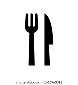 Fork and knife icon vector