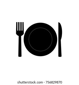 Fork and knife icon vector design