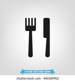 fork knife icon vector illustration EPS 10