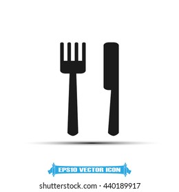 fork knife icon vector illustration EPS 10