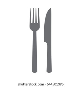 Fork and Knife icon vector, solid illustration, pictogram