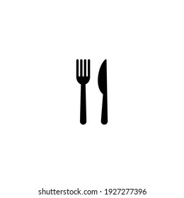 Fork and knife icon vector for web, computer and mobile app
