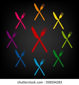 Fork and Knife Icons