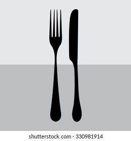 Fork Knife Illustration Stock Vector (Royalty Free) 344695301 ...