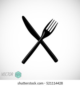 fork and knife - illustration