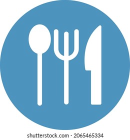 fork and knife Isolated Vector icon which can easily modify or edit

