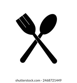 Fork and knife. linear icon. Line with Editable stroke. Fork and spoon icon set. spoon icon. Eps10.