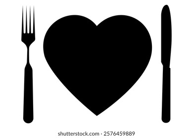 Fork, knife, plate and spoon icon vector illustration
