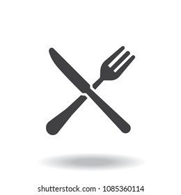 fork & knife Restaurant vector Icon