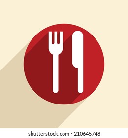 fork and knife sign