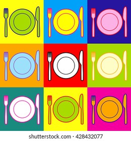 Fork and Knife sign
