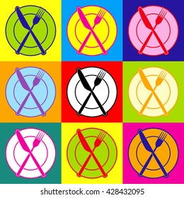 Fork and Knife sign