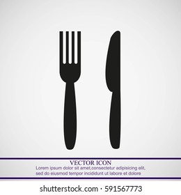 fork and knife sign