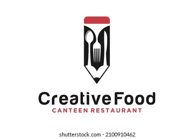 Fork Knife Spoon For Food Writer Blog Restaurant Recipes Logo Design