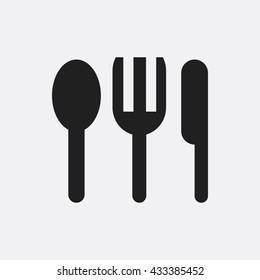 Fork knife and spoon Icon