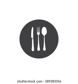 Fork Knife Spoon Icon Stock Vector (Royalty Free) 589383356 | Shutterstock