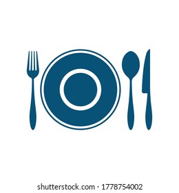 Gabel, Messer und Löffel Symbol Logo Vektorvorlage.Design für Restaurant.