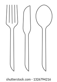 fork knife Spoon vector