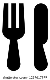 Fork Knife Vector Icon