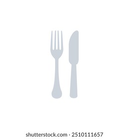 Fork knive emoji vector food eating illustration