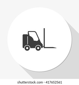 Fork lift icon.